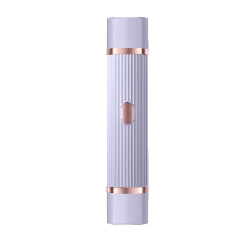 Amzzonstore two-in-one women's electric shaver for eyebrows, face, legs, and armpits, portable wet and dry hair remover.