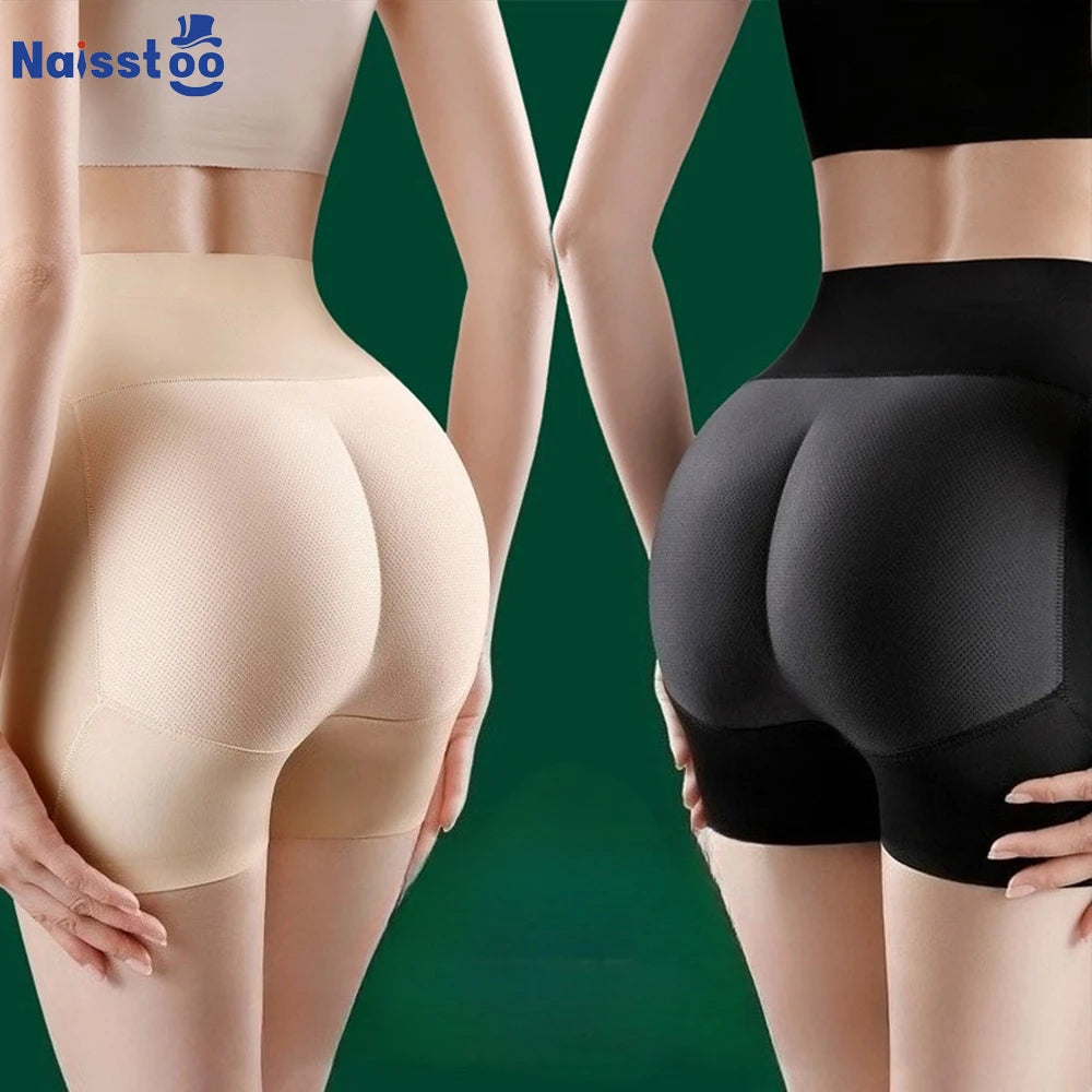Naisstoo women tummy control shapewear panties butt lifter and hip enhancer underwear.