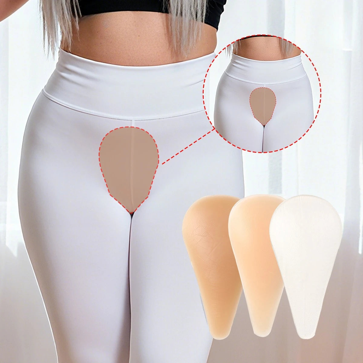 Reusable invisible silicone nipple covers and anti exposure clothing stickers cover pads.