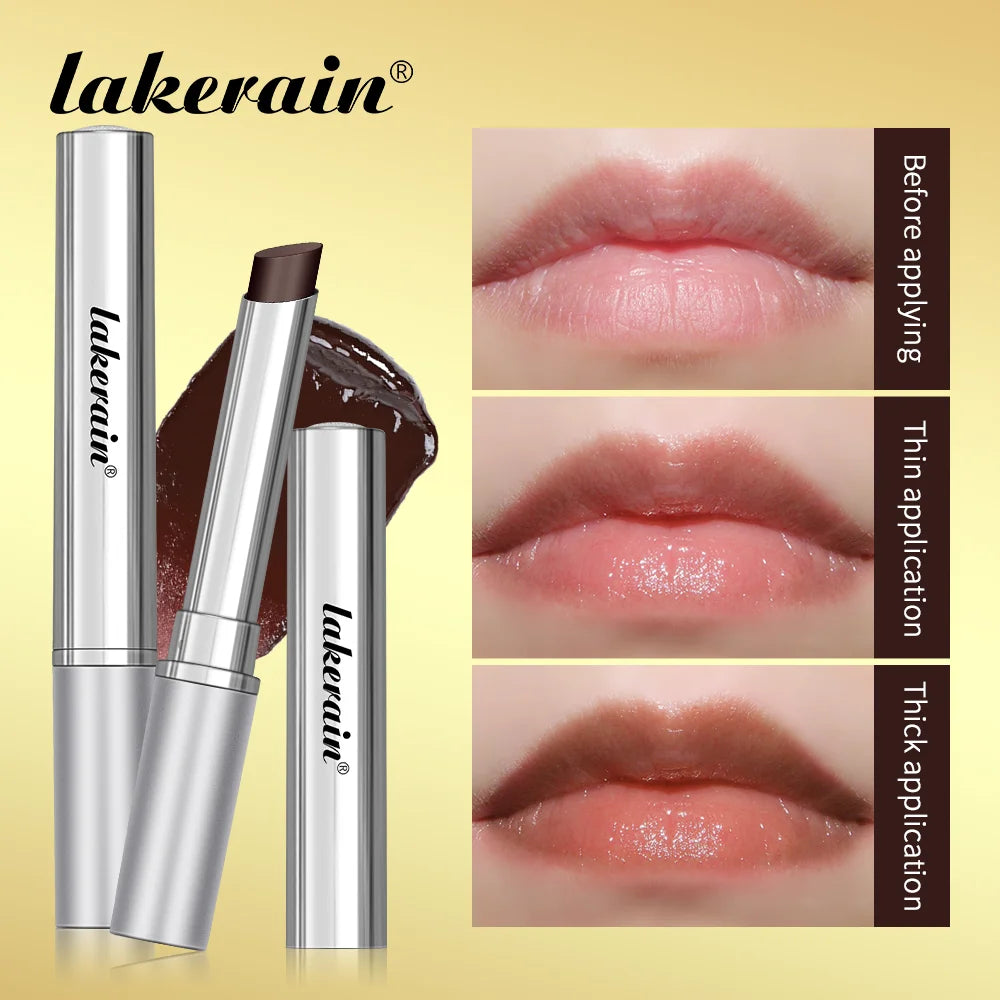 Set of four honey-colored lip balm and lipstick tubes by amzzonstore, featuring long-lasting, moisturizing, and nourishing lip care products