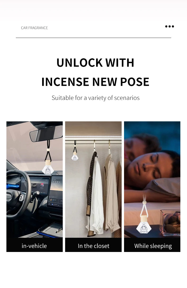 Amzzonstore car perfume air freshener with a sleek design, designed to keep car interiors smelling charming and fresh.
