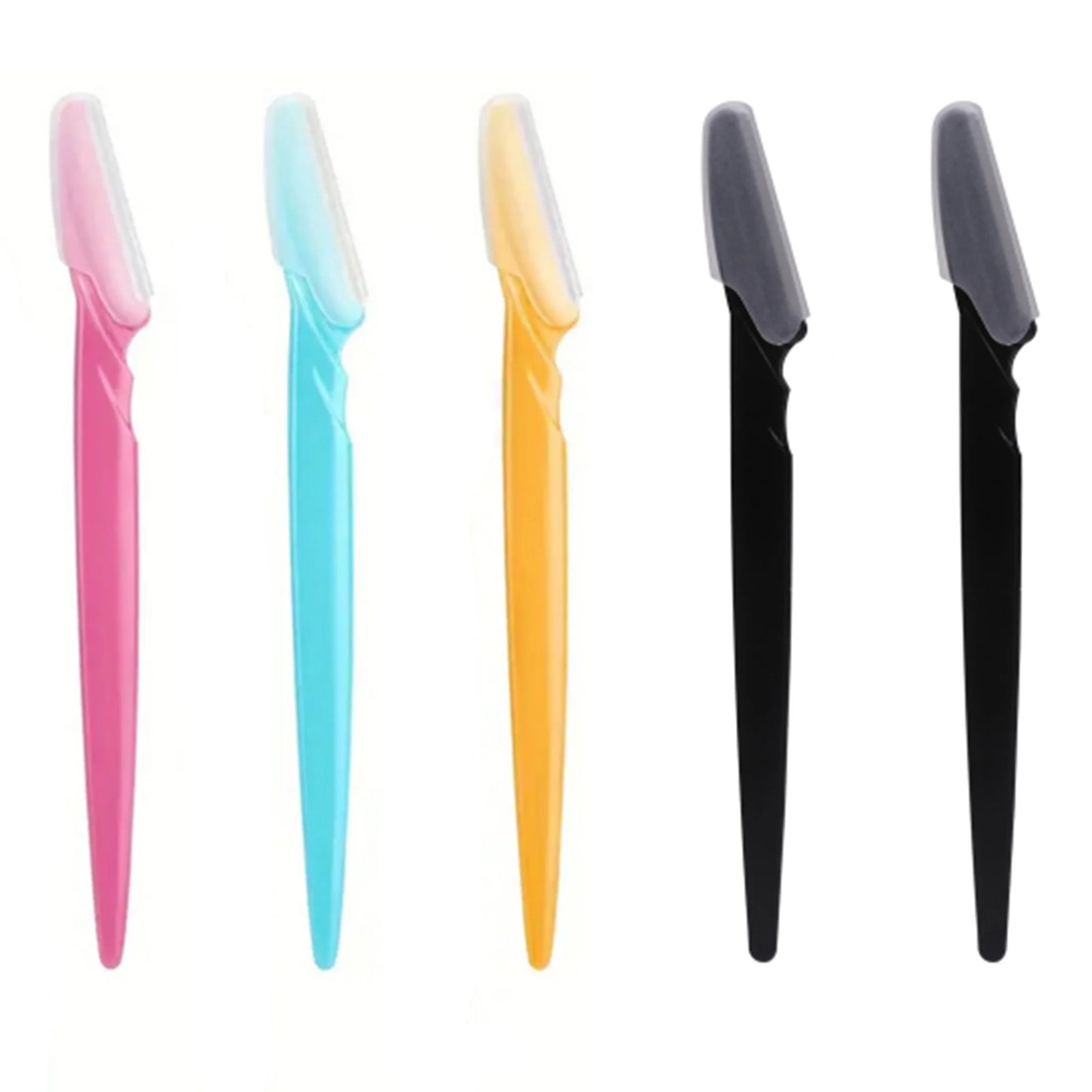 Amzzon.store eyebrow and face razor set for women and men with protective cover, safe dermaplaning shaver for smooth skin.