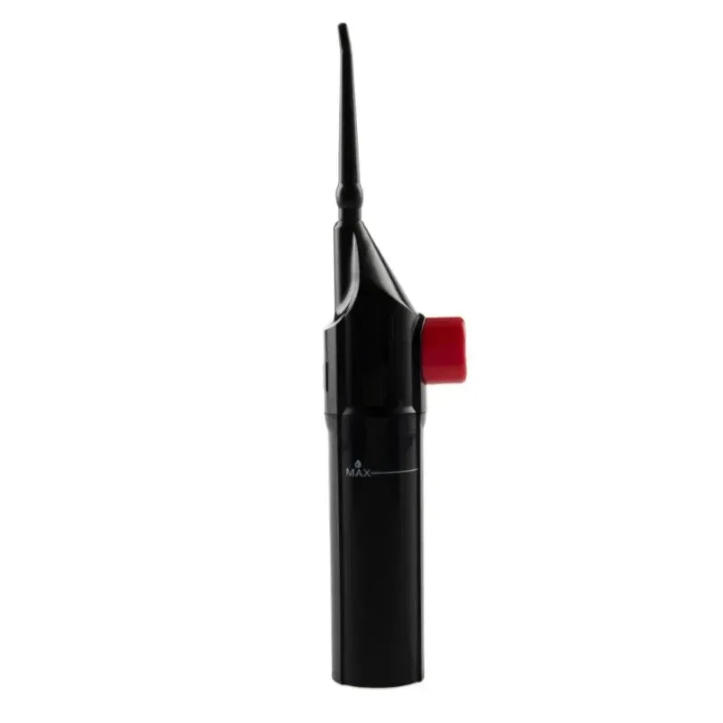 Portable manual water flosser by amzzon.store, high-pressure oral irrigator for effective interdental cleaning and oral health.