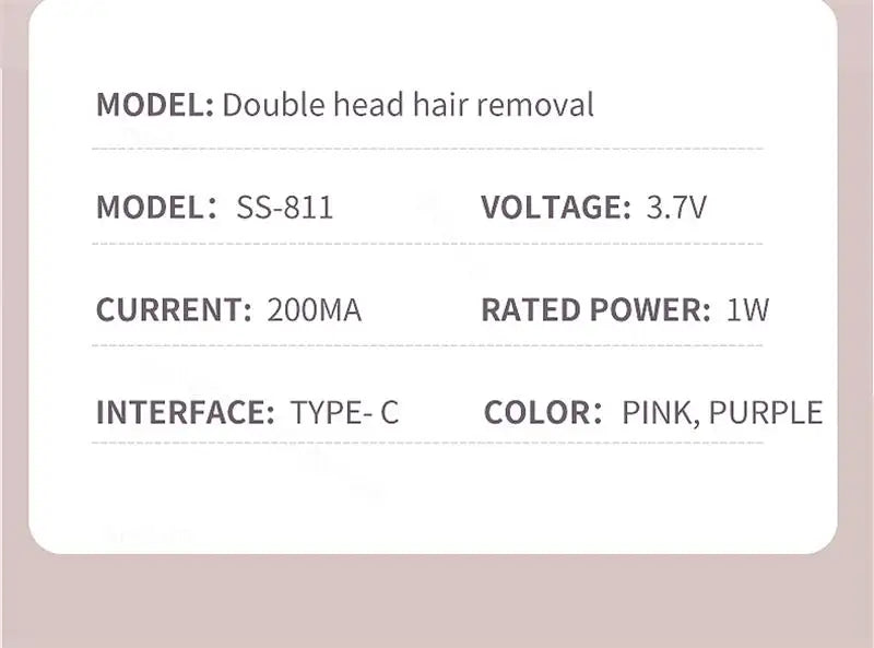 Pink and purple waterproof electric women's razor with bikini trimmer, face shaver, and body hair removal for underarms, legs, and body.