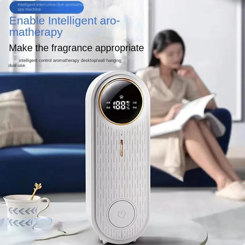 Amzzonstore A71Z intelligent app-controlled aromatherapy humidifier with fragrance diffuser for bedroom and bathroom air freshening