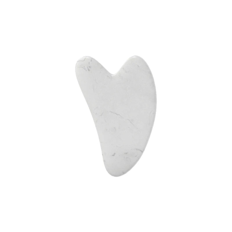 Resin facial roller and gua sha scraping board set for face, neck, and eye massage, promoting skin wellness and relaxation.