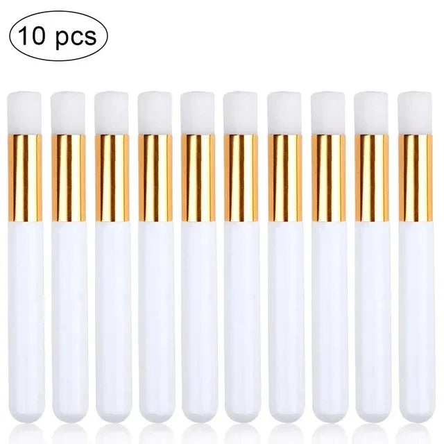 Set of 10/20/50 eyelash cleaning brushes from amzzonstore for lash extension cleaning and pore blackhead removal, shown in the image.