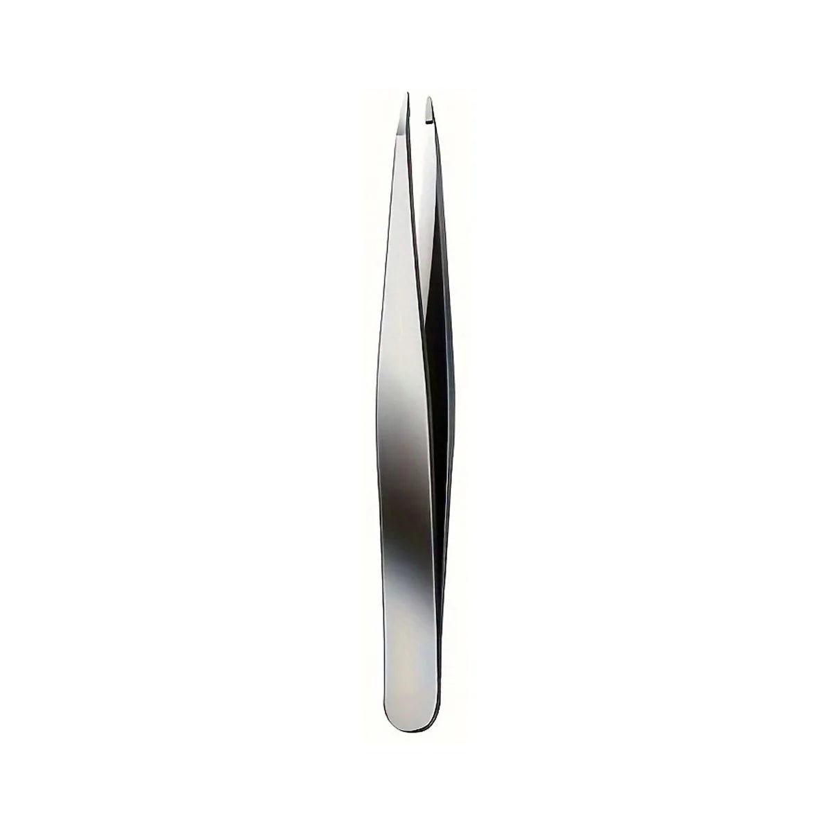 Set of four professional stainless steel eyebrow tweezers from amzzon.store, ideal for precise facial hair removal and splinter removal.
