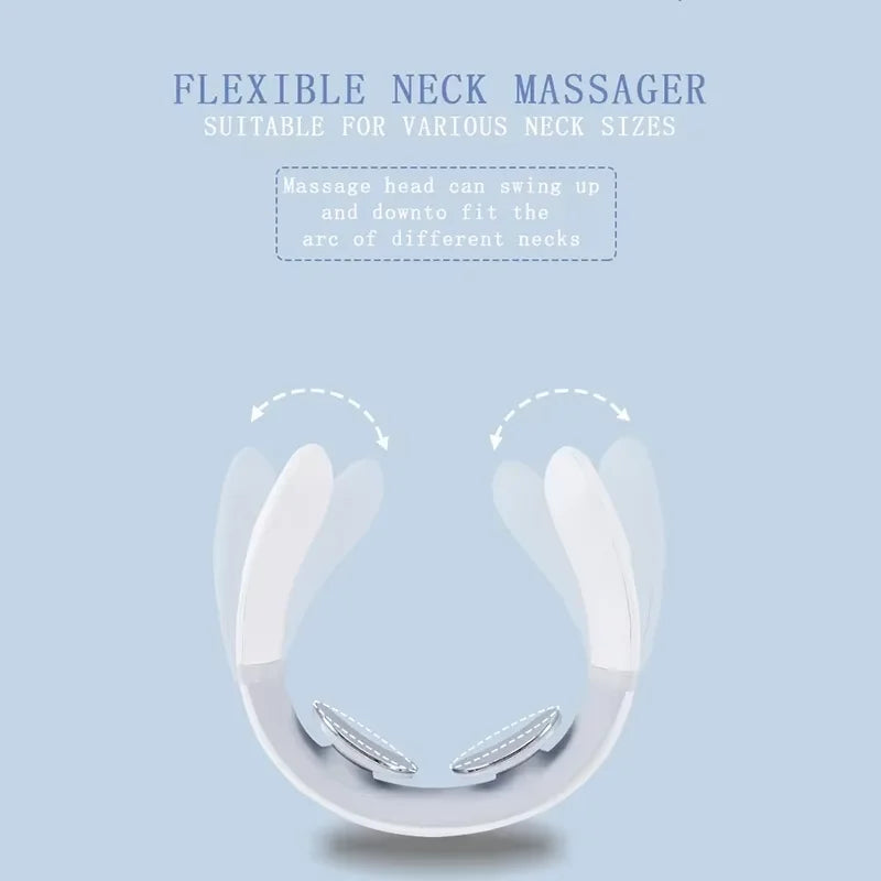 Portable amzzonstore neck massager with shoulder and cervical spine support, compact and easy to use for household relaxation.