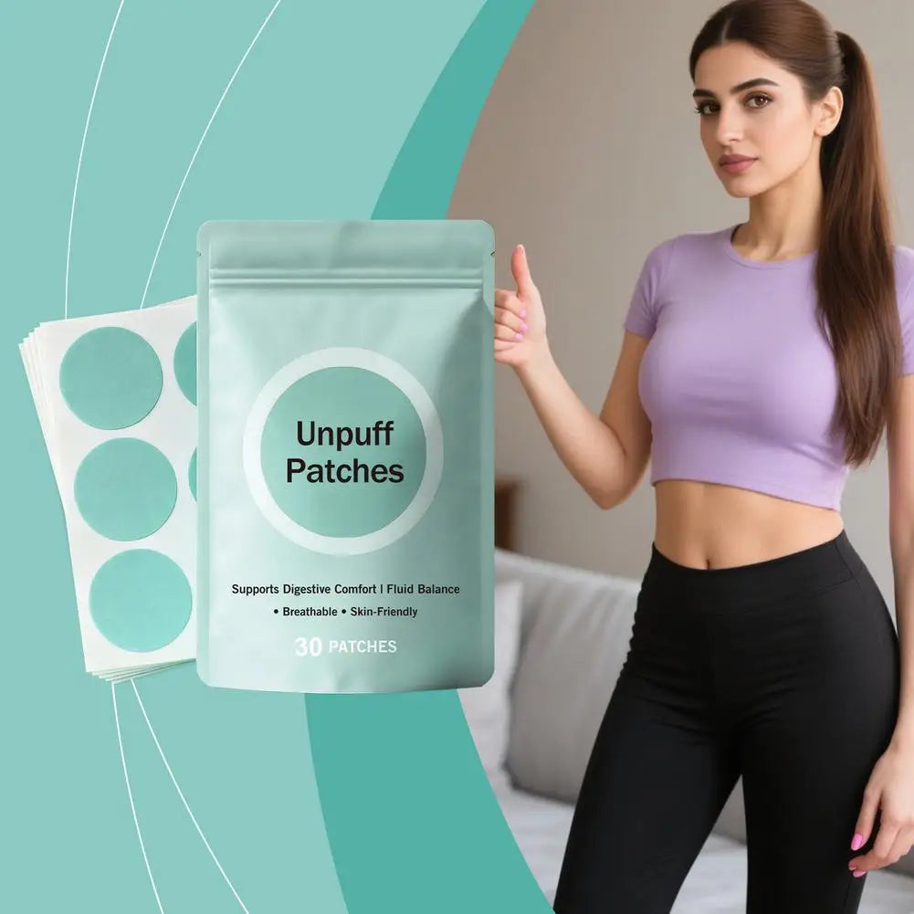 Unpuff natural appetite suppressant and weight management slimming patches 30pcs.