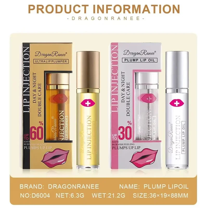 Amzzonstore volumizing lip plumper oil with glossy finish, moisturizing serum and anti-wrinkle lip care for fuller, sexy lips.