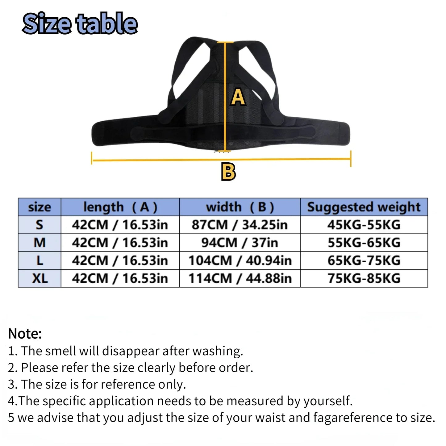Adjustable posture corrector back brace for men and women, featuring orthopedic straps for improved spinal alignment and comfort.