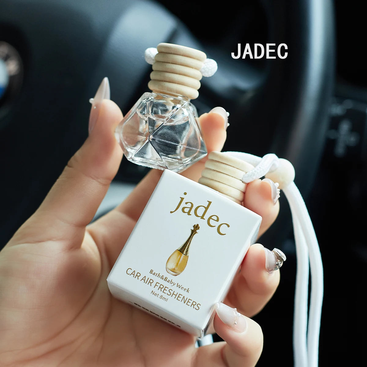 Amzzonstore car perfume air freshener for vehicle interior, long-lasting fragrance to keep car smelling fresh and charming.