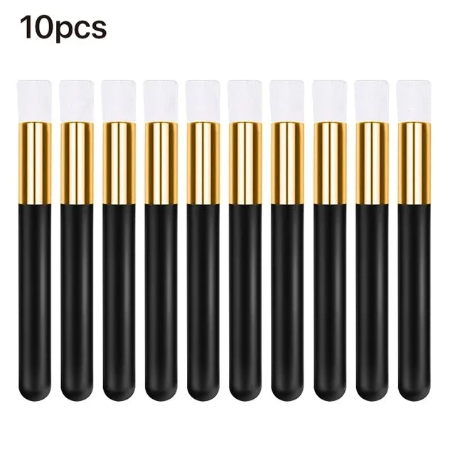 Set of 10/20/50 eyelash cleaning brushes by amzzonstore for lash extensions, blackhead removal, and makeup application.