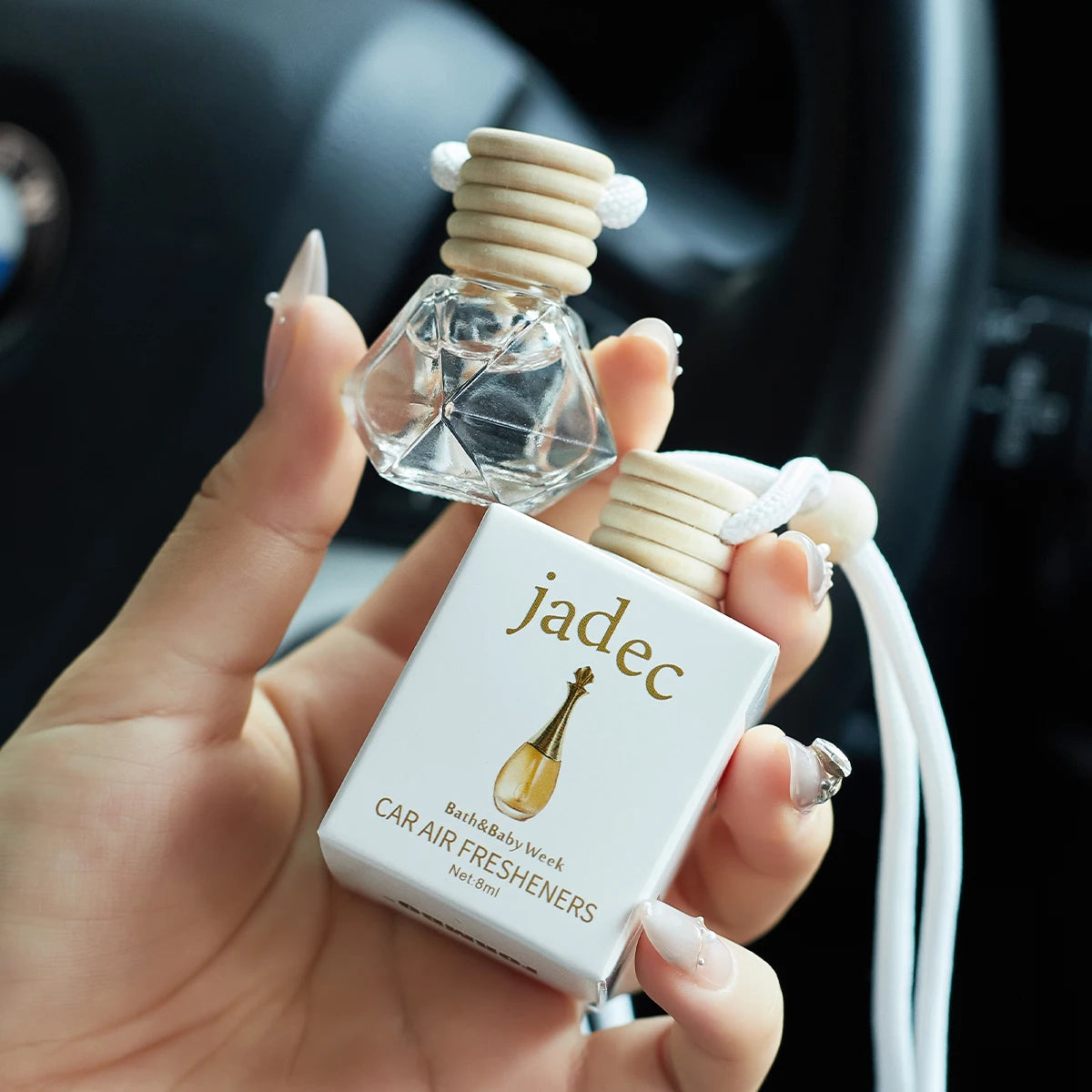 Car perfume air freshener from amzzonstore, long-lasting interior fragrance for a charming and fresh car environment.