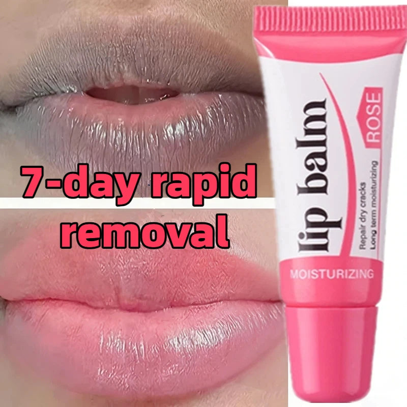 Fast Lighten Melanin Lip Mask by amzzonstore showing a jar of nourishing exfoliating lip balm with a smooth, glossy finish and fresh packaging.