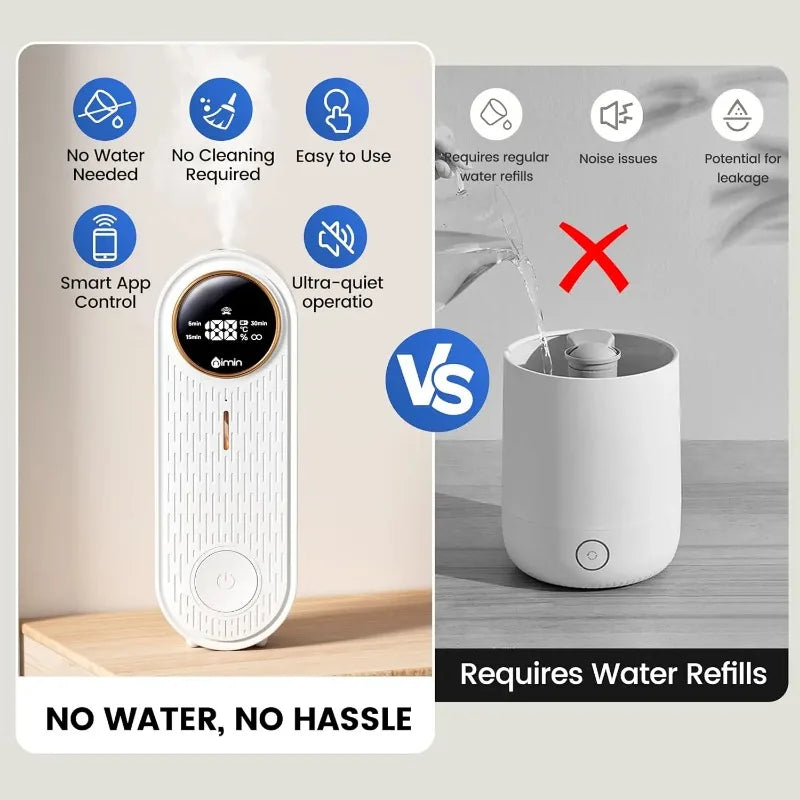 Amzzonstore A71Z intelligent app-controlled aromatherapy humidifier for bedroom with fragrance and deodorization features