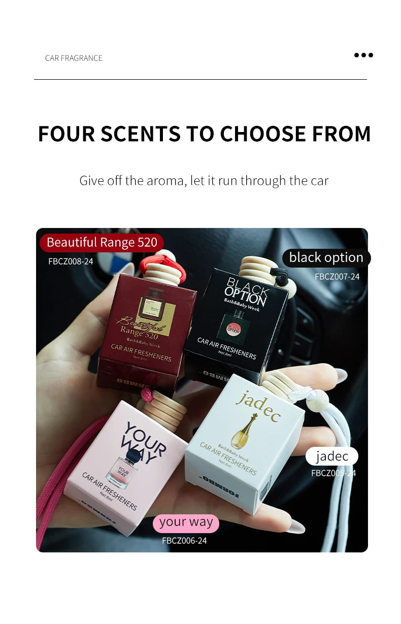 Amzzonstore car perfume air freshener for vehicle interiors, long-lasting fragrance to keep your car smelling fresh and charming.