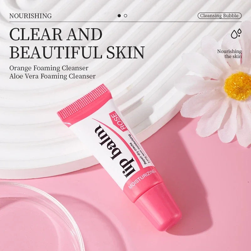 Amzzonstore melanin lip mask in a jar, exfoliating and nourishing lip care serum for fading dark lips and reducing lip lines.