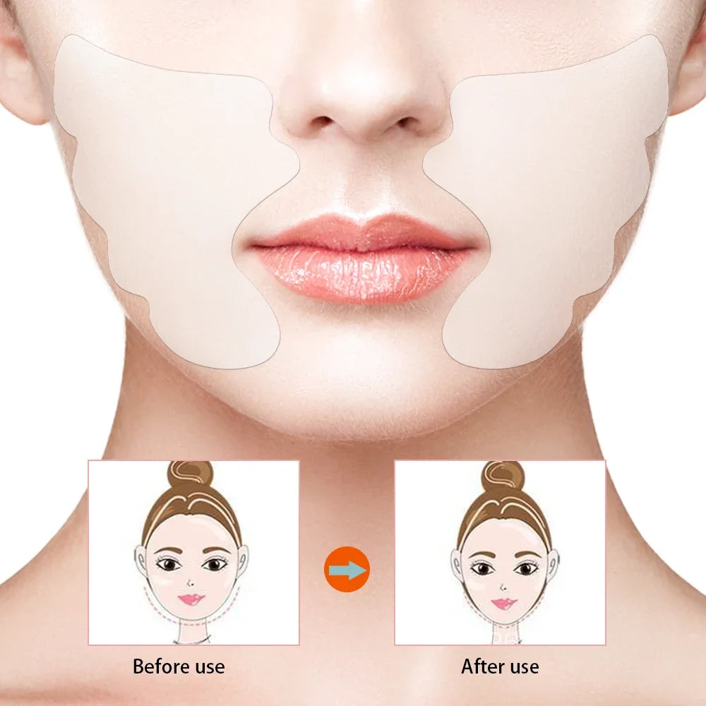 Reusable silicone anti-wrinkle pad for face and neck, facial skin lift, anti-aging beauty tool by amzzonstore.