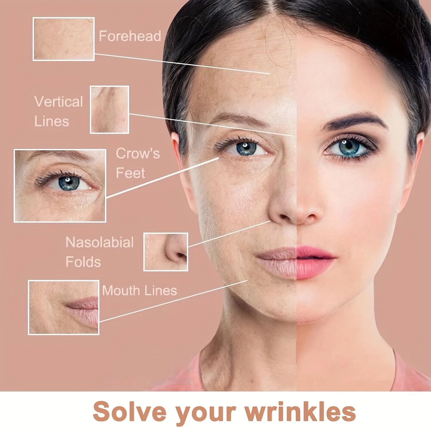 Amzzonstore face and neck wrinkle removal tape, high elasticity face sticker for forehead, neck, lips, and chin care.