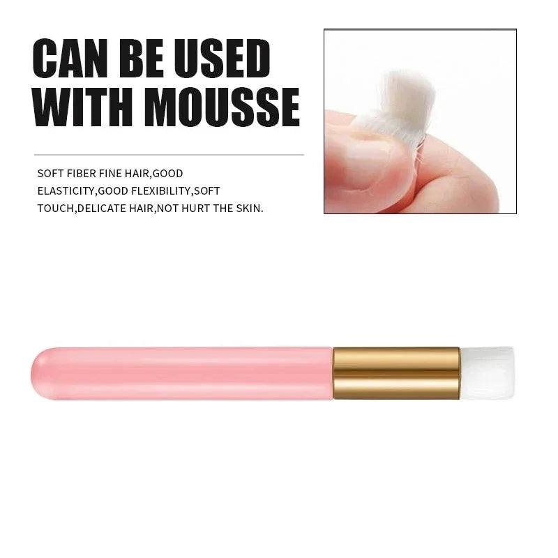 Set of 10/20/50 eyelash cleaning brushes by amzzonstore, designed for lash extension cleaning and pore blackhead removal.