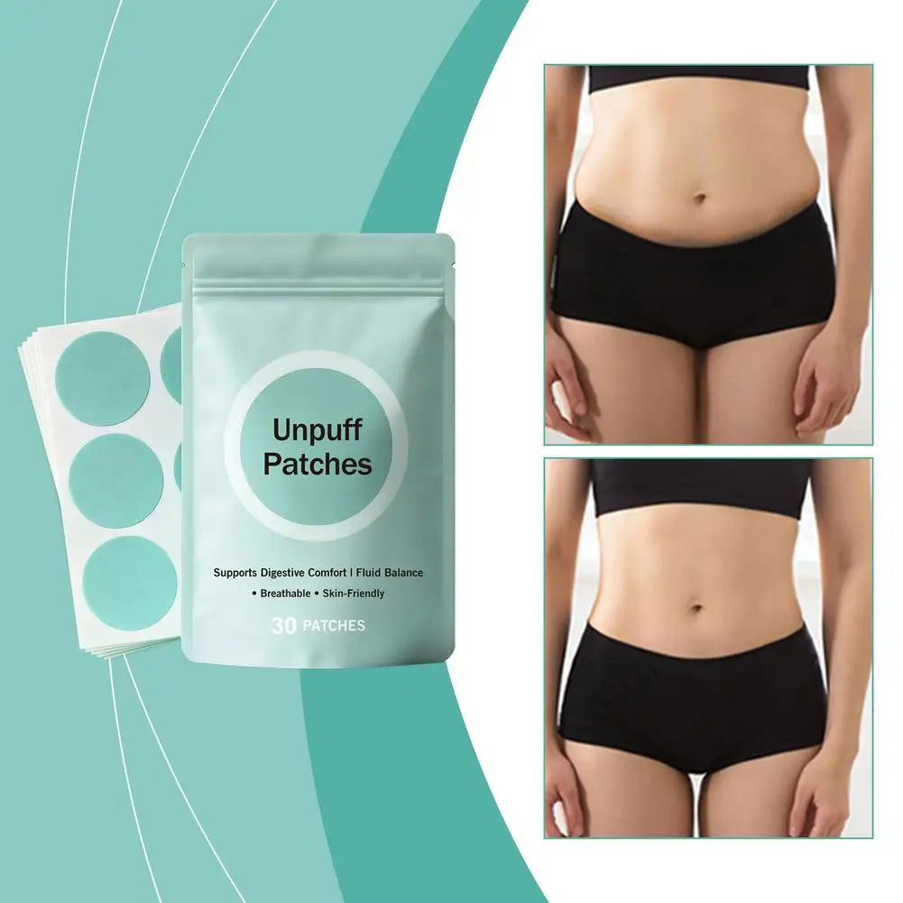 Unpuff natural appetite suppressant and weight management slimming patches 30pcs.
