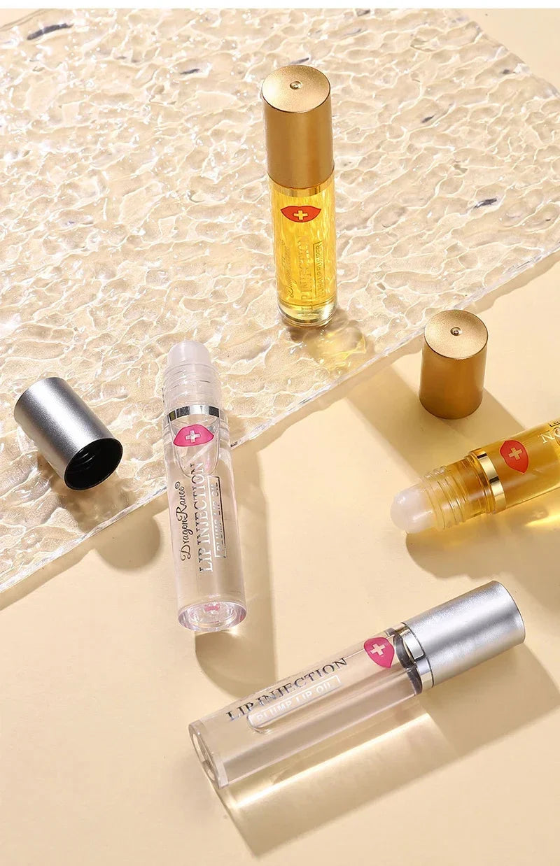 Amzzonstore volumizing lip plumper oil and gloss with moisturizing and anti-wrinkle serum for fuller, sexy lips.