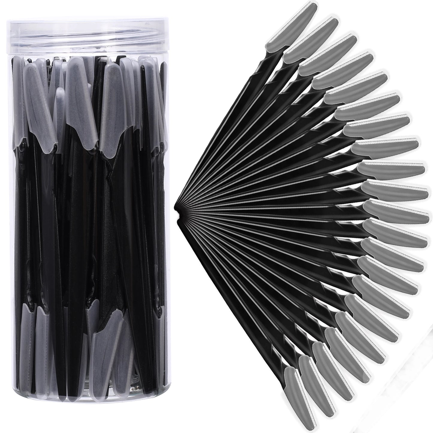 Amzzon.store eyebrow and face razor set for women and men with protective cover, safe dermaplaning shaver for facial hair removal