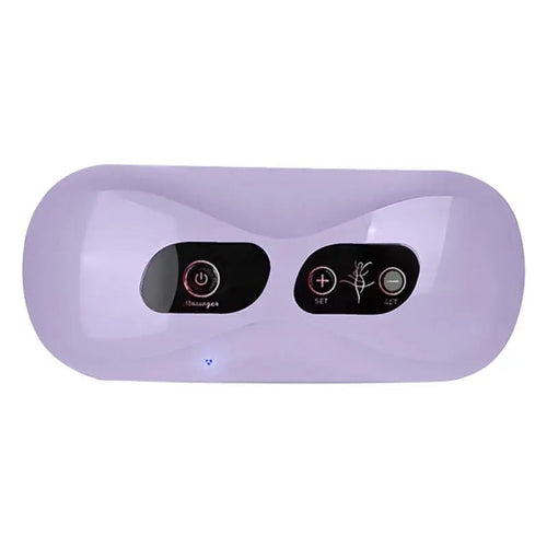Portable electric abdominal massager from amzzon.store with control panel, designed for belly slimming and muscle stimulation.