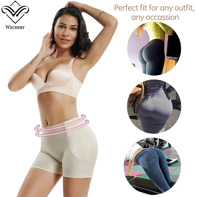 Plus size amzzon.store Wechery padded butt lifter and hip enhancer shaper, showing the sleek, contoured design for enhancing curves.
