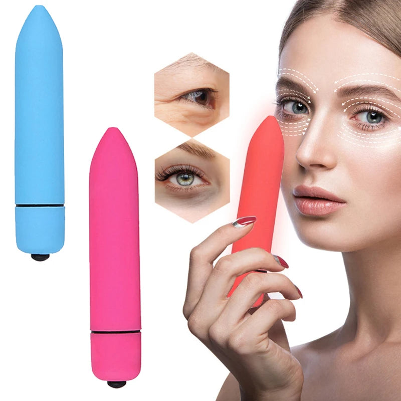 Amzzonstore portable vibrating eye massager with waterproof design, USB-powered for eye fatigue relief and relaxation.