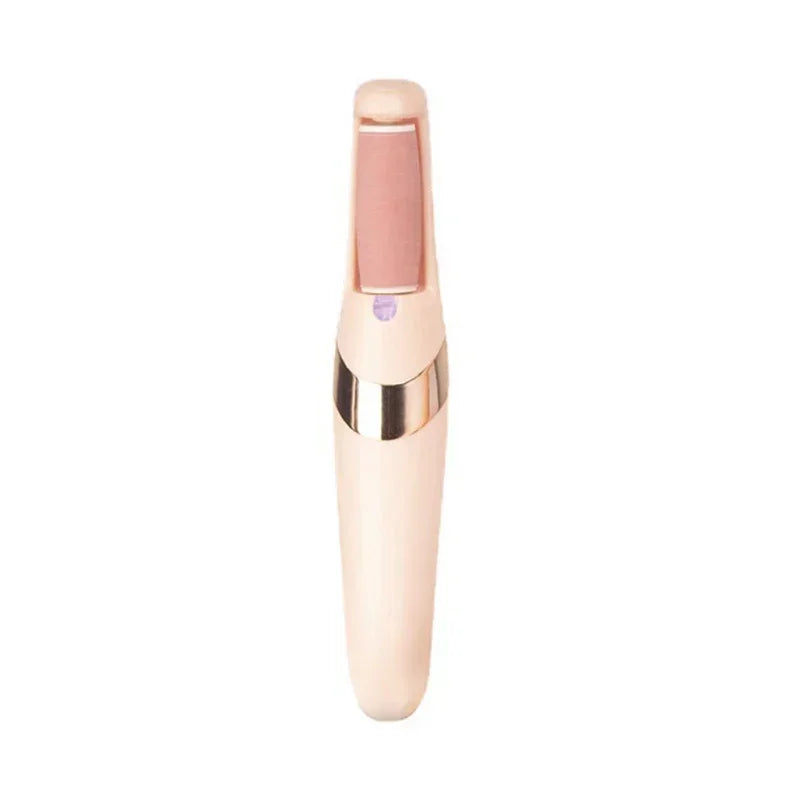Rechargeable electric callus remover for feet from amzzonstore, waterproof foot file pedicure tool with portable design for smooth heels.