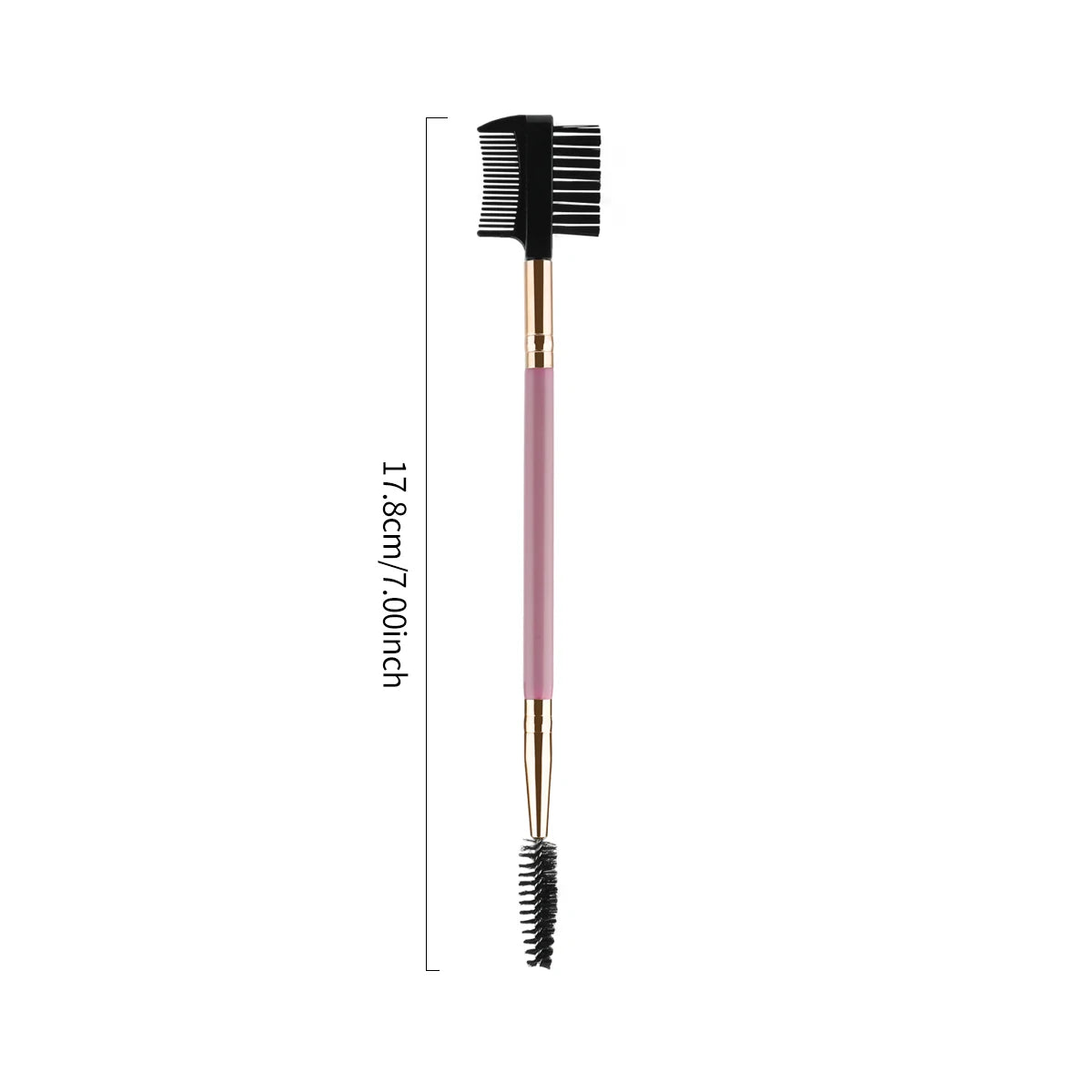 Amzzonstore 3-head eyebrow and eyelash shaper brush with three spoolie grooming tools for makeup and cosmetic use