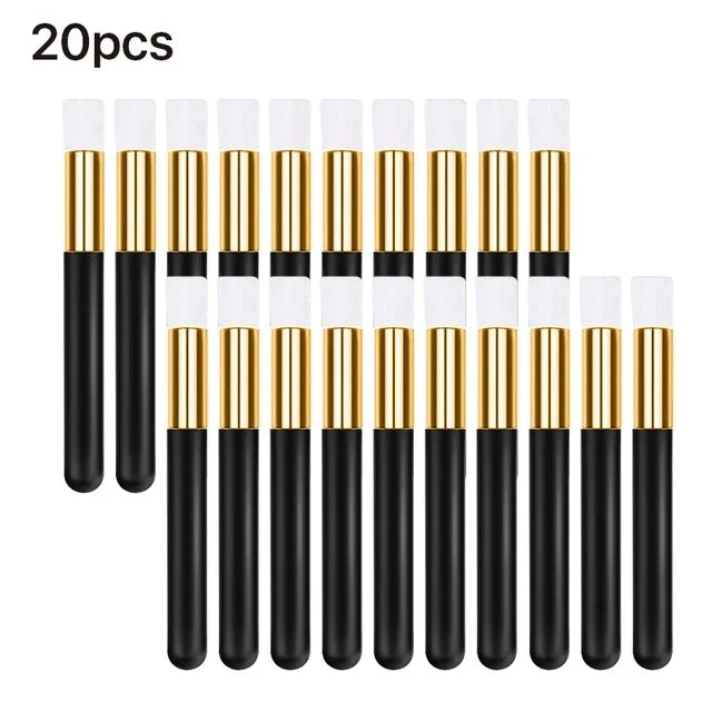 Set of 10/20/50 eyelash cleaning brushes from amzzonstore, designed for lash extension cleaning and pore blackhead removal.